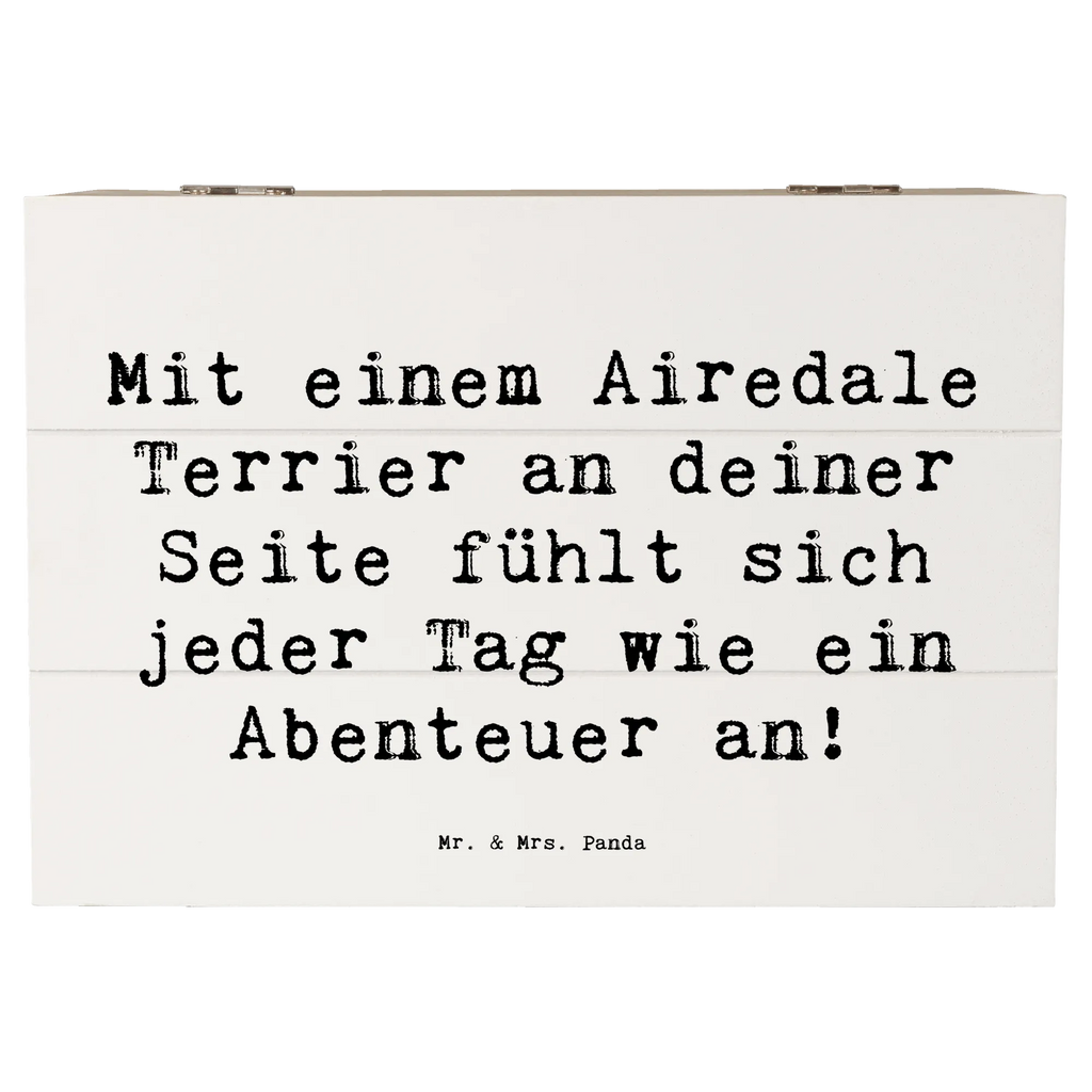 Holzkiste Spruch Airedale Terrier Abenteuer Holzkiste, Erinnerungskiste, Aufbewahrungsbox, Truhe, Erinnerungsbox, Schatulle, XXL, Kiste, Schatzkiste, Geschenkdose, Dekokiste, Geschenkbox, Hund, Hunderasse, Rassehund, Hundebesitzer, Geschenk, Tierfreund, Schenken, Welpe