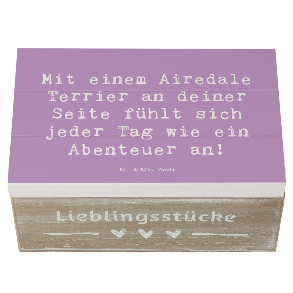 Holzkiste Spruch Airedale Terrier Abenteuer Holzkiste, Erinnerungskiste, Aufbewahrungsbox, Truhe, Erinnerungsbox, Schatulle, XXL, Kiste, Schatzkiste, Geschenkdose, Dekokiste, Geschenkbox, Hund, Hunderasse, Rassehund, Hundebesitzer, Geschenk, Tierfreund, Schenken, Welpe