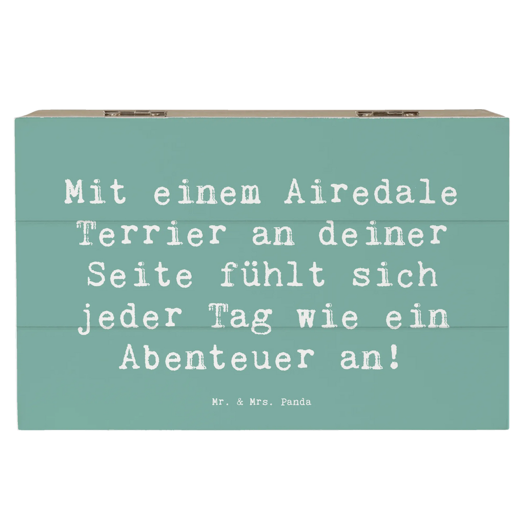 Holzkiste Spruch Airedale Terrier Abenteuer Holzkiste, Erinnerungskiste, Aufbewahrungsbox, Truhe, Erinnerungsbox, Schatulle, XXL, Kiste, Schatzkiste, Geschenkdose, Dekokiste, Geschenkbox, Hund, Hunderasse, Rassehund, Hundebesitzer, Geschenk, Tierfreund, Schenken, Welpe
