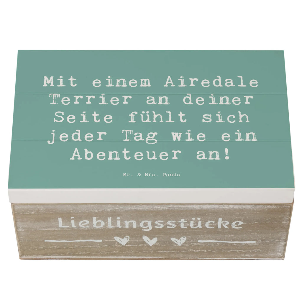 Holzkiste Spruch Airedale Terrier Abenteuer Holzkiste, Erinnerungskiste, Aufbewahrungsbox, Truhe, Erinnerungsbox, Schatulle, XXL, Kiste, Schatzkiste, Geschenkdose, Dekokiste, Geschenkbox, Hund, Hunderasse, Rassehund, Hundebesitzer, Geschenk, Tierfreund, Schenken, Welpe