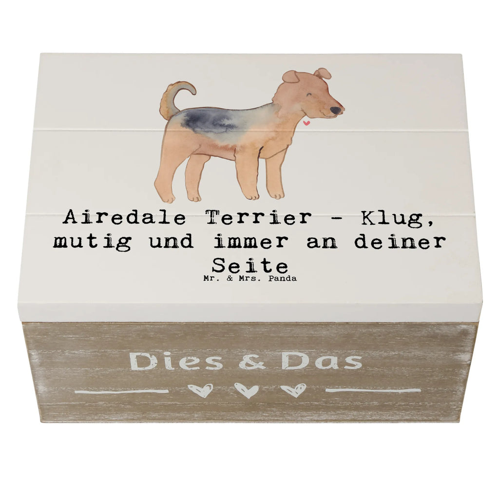 Holzkiste Airedale Terrier Schatulle, Geschenkbox, XXL, Kiste, Schatzkiste, Truhe, Geschenkdose, Dekokiste, Holzkiste, Aufbewahrungsbox, Erinnerungsbox, Erinnerungskiste, Hund, Hunderasse, Rassehund, Hundebesitzer, Geschenk, Tierfreund, Schenken, Welpe