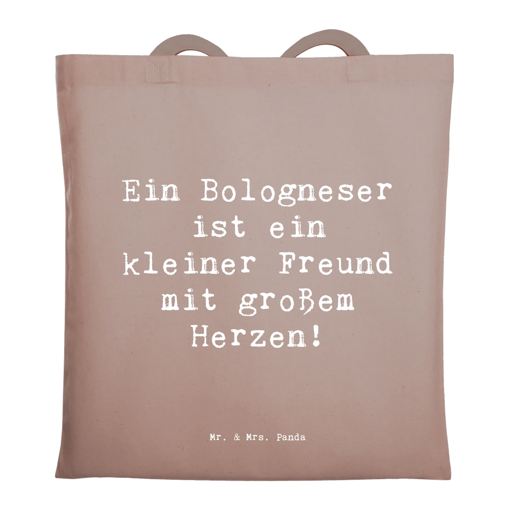 Tote bag Saying Ein Bologneser ist ein kleiner Freund mit großem Herzen! Schultertasche, Jutetasche, Tragetasche, Tasche, Jutebeutel, Laptoptasche, Umhängetasche, Badetasche, Einkaufstüte, Strandtasche, Shopper, Stofftasche, Stoffbeutel, Beuteltasche, Beutel, Einkaufstasche, Hund, Hunderasse, Rassehund, Hundebesitzer, Geschenk, Tierfreund, Schenken, Welpe