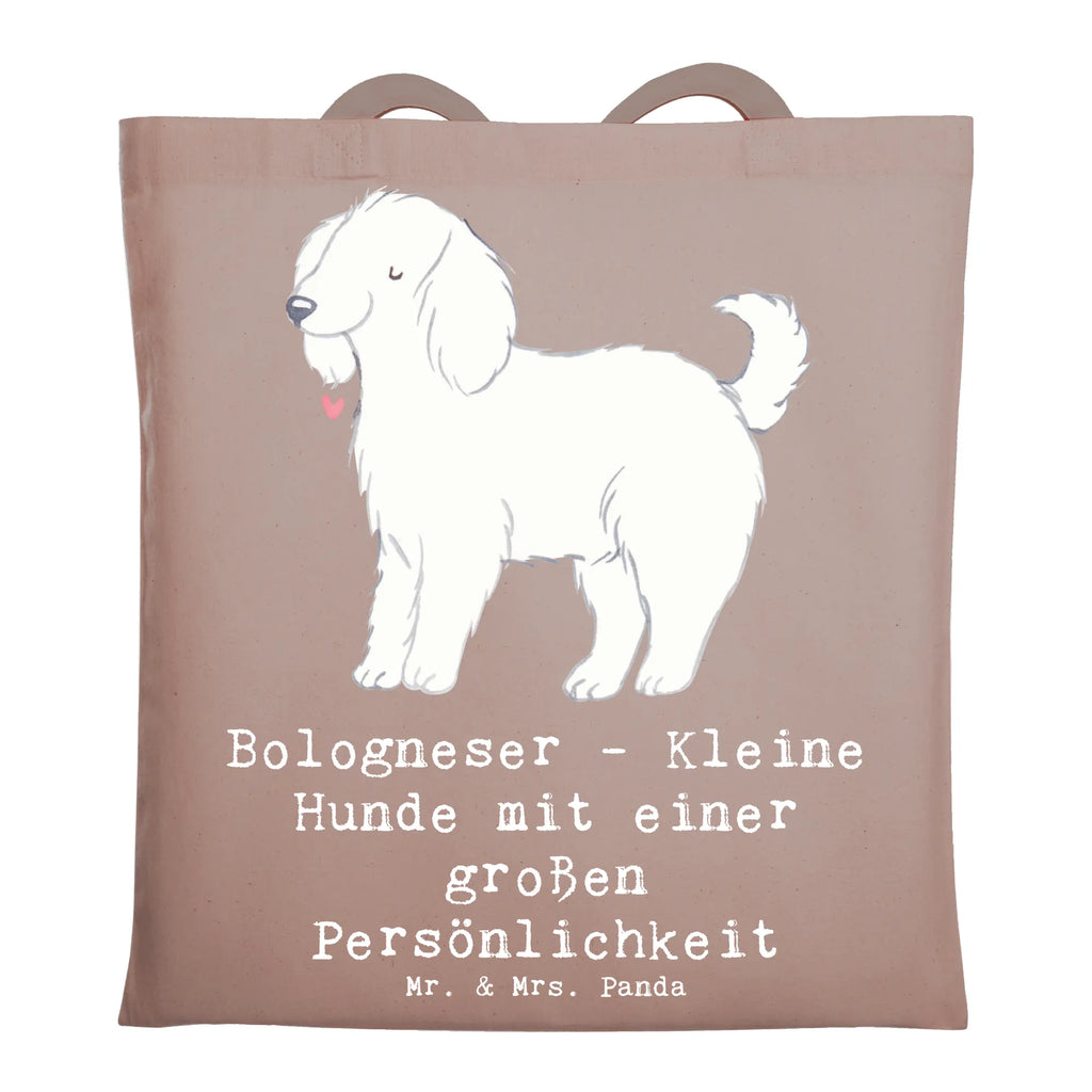 Tragetasche Bologneser Charakterstark Strandtasche, Schultertasche, Einkaufstüte, Stofftasche, Stoffbeutel, Jutebeutel, Tasche, Umhängetasche, Shopper, Beutel, Laptoptasche, Jutetasche, Badetasche, Einkaufstasche, Beuteltasche, Tragetasche, Hund, Hunderasse, Rassehund, Hundebesitzer, Geschenk, Tierfreund, Schenken, Welpe