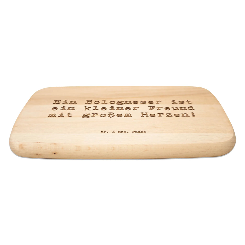 Śniadaniowa deska Przysłowie Ein Bologneser ist ein kleiner Freund mit großem Herzen! Pies, rasa psa, pies rasowy, właściciel psa, prezent, miłośnik zwierząt, dawanie, szczeniak