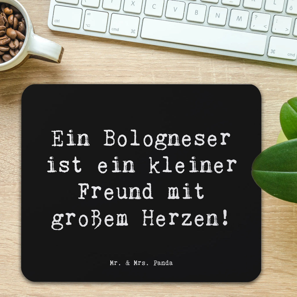 Mouse mat Saying Ein Bologneser ist ein kleiner Freund mit großem Herzen! PC Zubehör, Computer zubehör, Mausunterlage, Büroausstattung, Arbeitszimmer, Mauspad Büro, Designer Mauspad, Mousepad, Einzigartiges Mauspad, Mauspad, Hund, Hunderasse, Rassehund, Hundebesitzer, Geschenk, Tierfreund, Schenken, Welpe