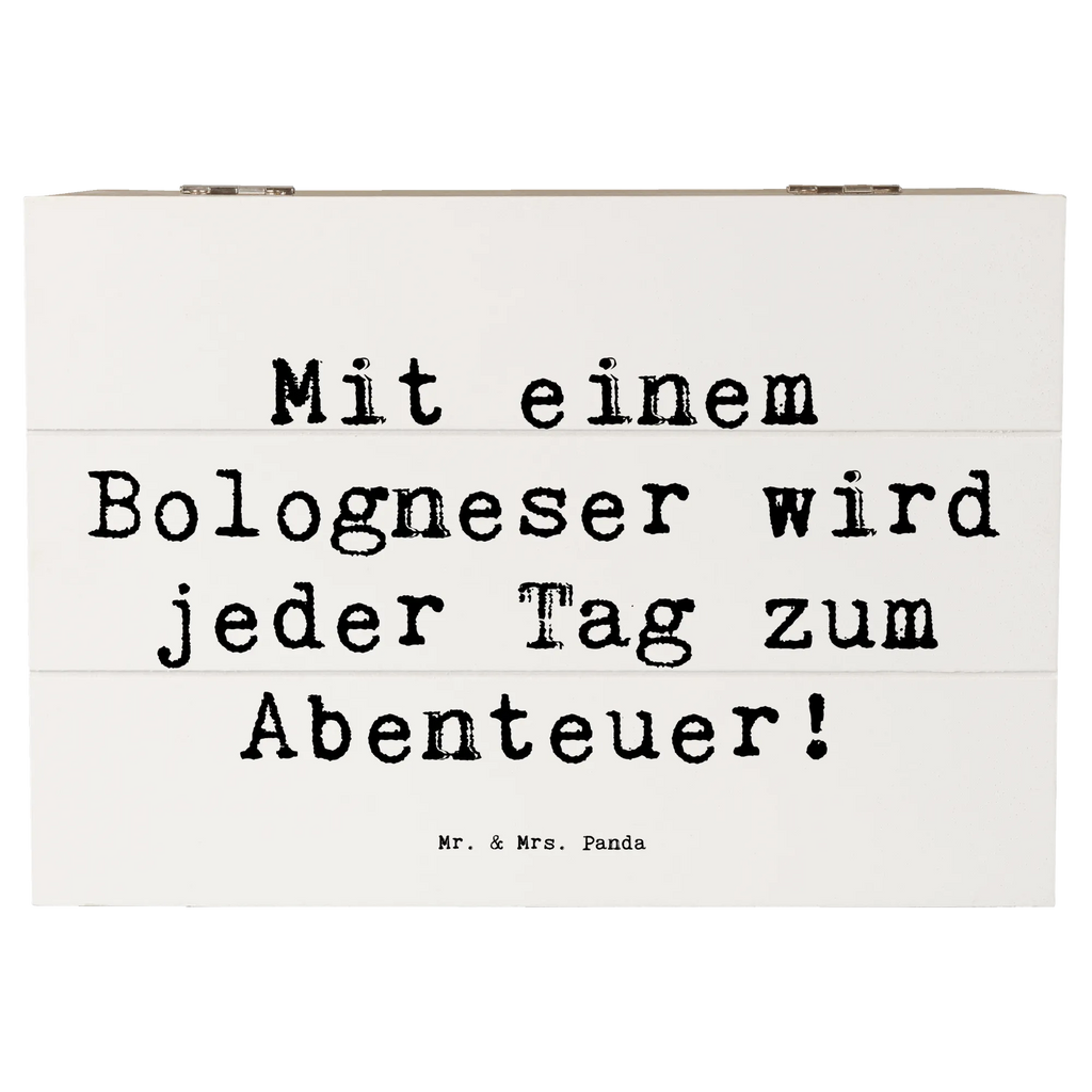 Holzkiste Spruch Bologneser Abenteuer Schatzkiste, Holzkiste, Dekokiste, Truhe, Erinnerungskiste, XXL, Erinnerungsbox, Aufbewahrungsbox, Geschenkdose, Kiste, Schatulle, Geschenkbox, Hund, Hunderasse, Rassehund, Hundebesitzer, Geschenk, Tierfreund, Schenken, Welpe