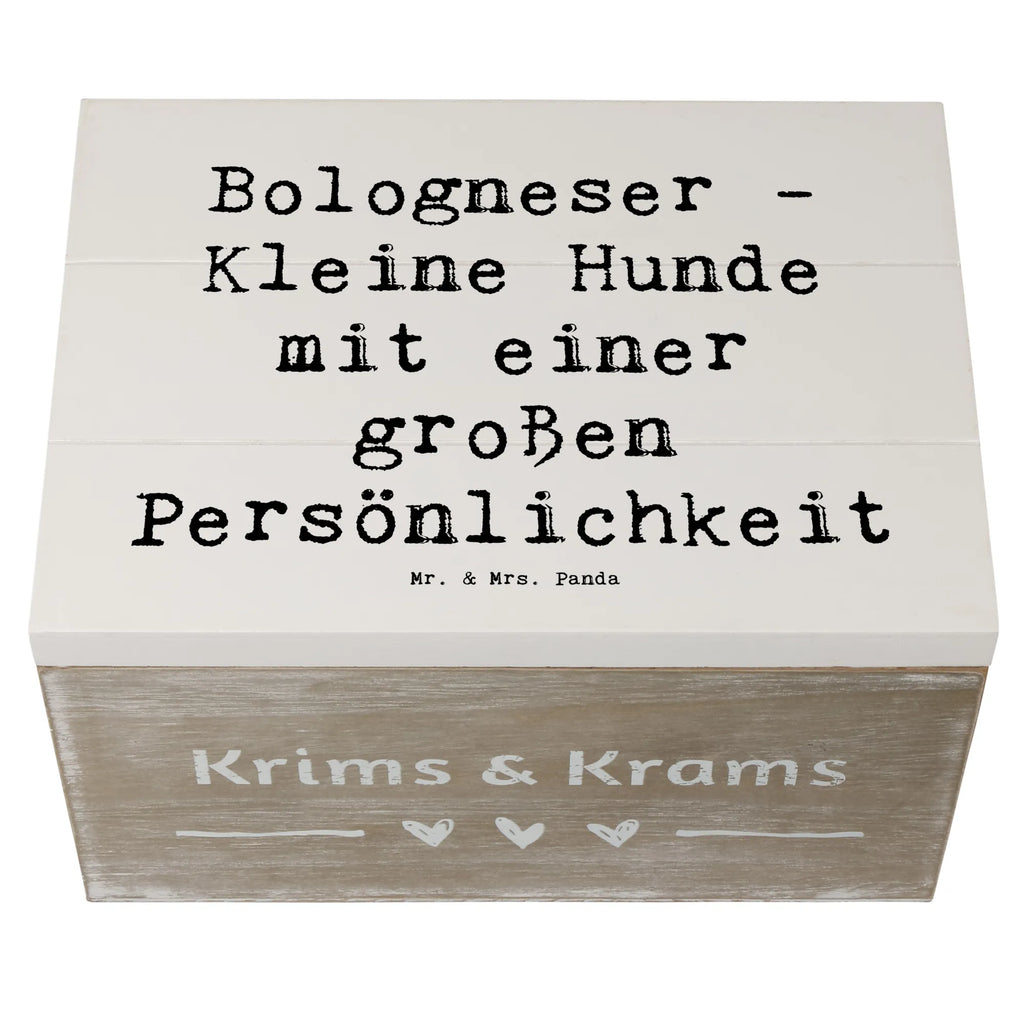 Holzkiste Spruch Bologneser Charakterstark Geschenkbox, Aufbewahrungsbox, Kiste, Erinnerungskiste, Schatulle, Geschenkdose, Schatzkiste, Erinnerungsbox, Dekokiste, Holzkiste, XXL, Truhe, Hund, Hunderasse, Rassehund, Hundebesitzer, Geschenk, Tierfreund, Schenken, Welpe