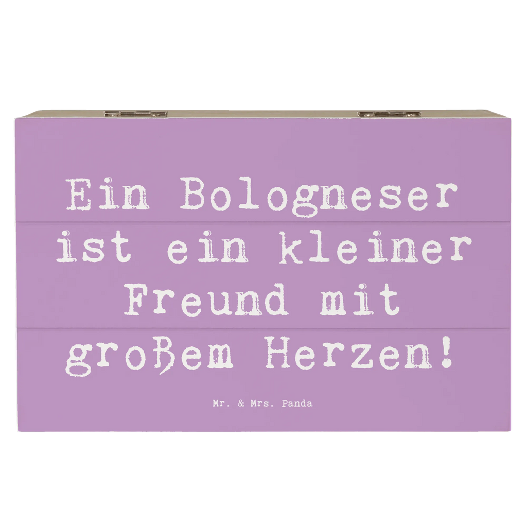 Wooden chest Saying Ein Bologneser ist ein kleiner Freund mit großem Herzen! Erinnerungskiste, Geschenkbox, Erinnerungsbox, Truhe, Aufbewahrungsbox, Dekokiste, Holzkiste, XXL, Schatzkiste, Geschenkdose, Kiste, Schatulle, Hund, Hunderasse, Rassehund, Hundebesitzer, Geschenk, Tierfreund, Schenken, Welpe