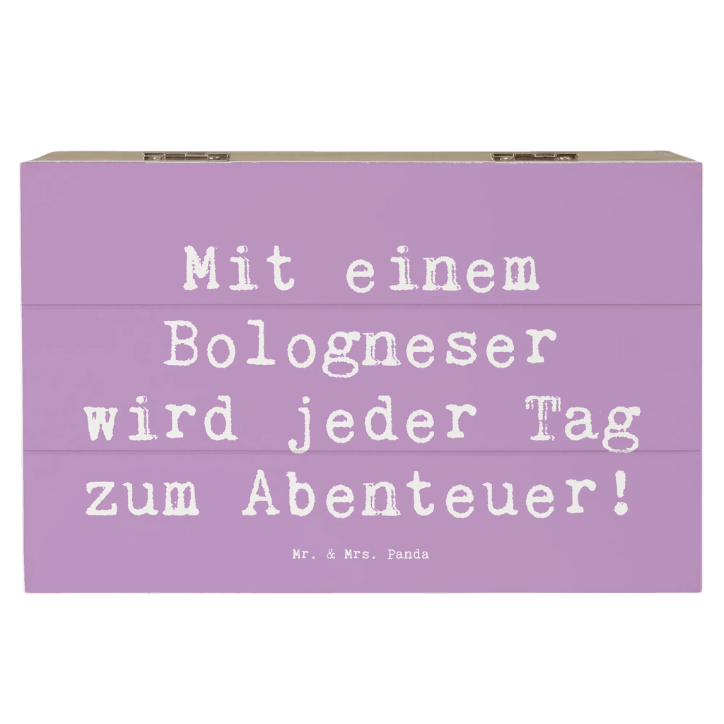 Holzkiste Spruch Bologneser Abenteuer Schatzkiste, Holzkiste, Dekokiste, Truhe, Erinnerungskiste, XXL, Erinnerungsbox, Aufbewahrungsbox, Geschenkdose, Kiste, Schatulle, Geschenkbox, Hund, Hunderasse, Rassehund, Hundebesitzer, Geschenk, Tierfreund, Schenken, Welpe