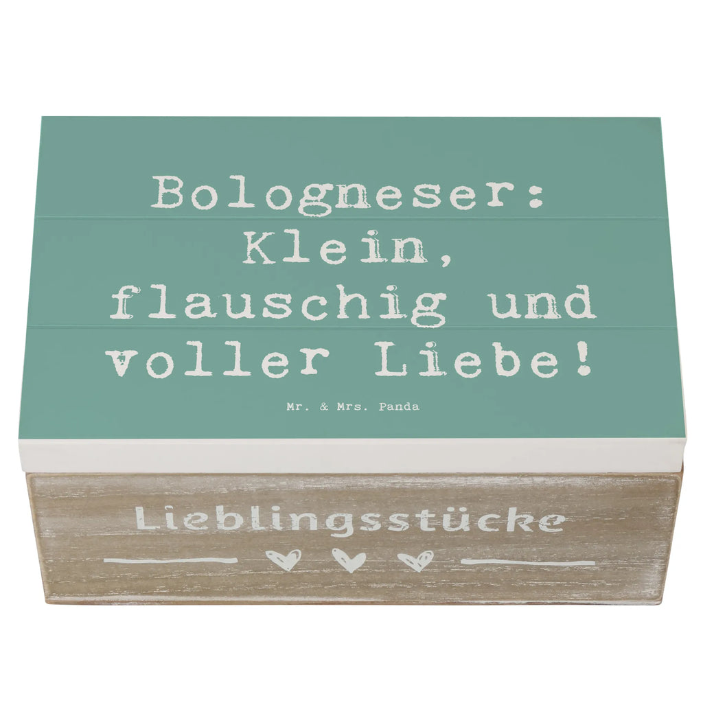 Wooden chest Saying Bologneser: Klein, flauschig und voller Liebe! Dekokiste, Schatulle, Truhe, Geschenkbox, Erinnerungsbox, XXL, Kiste, Schatzkiste, Holzkiste, Erinnerungskiste, Geschenkdose, Aufbewahrungsbox, Hund, Hunderasse, Rassehund, Hundebesitzer, Geschenk, Tierfreund, Schenken, Welpe
