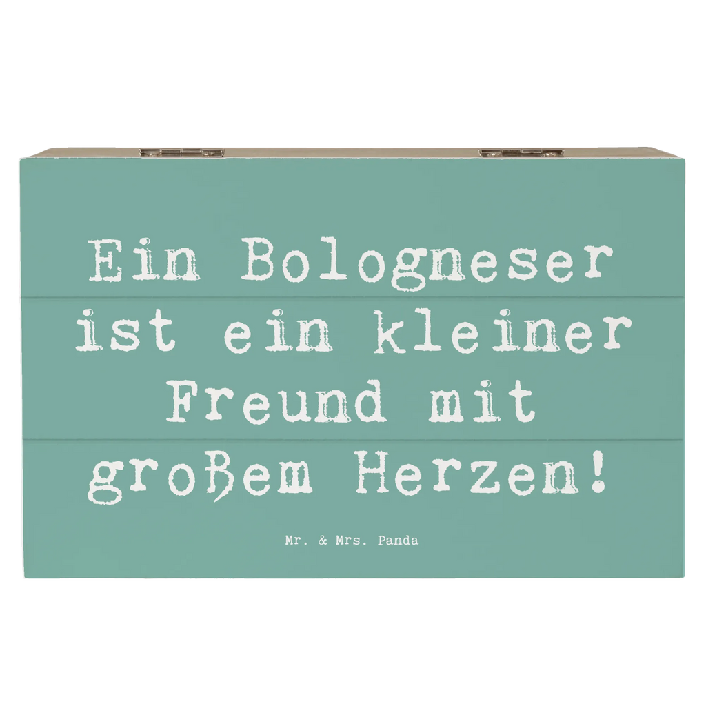 Wooden chest Saying Ein Bologneser ist ein kleiner Freund mit großem Herzen! Erinnerungskiste, Geschenkbox, Erinnerungsbox, Truhe, Aufbewahrungsbox, Dekokiste, Holzkiste, XXL, Schatzkiste, Geschenkdose, Kiste, Schatulle, Hund, Hunderasse, Rassehund, Hundebesitzer, Geschenk, Tierfreund, Schenken, Welpe
