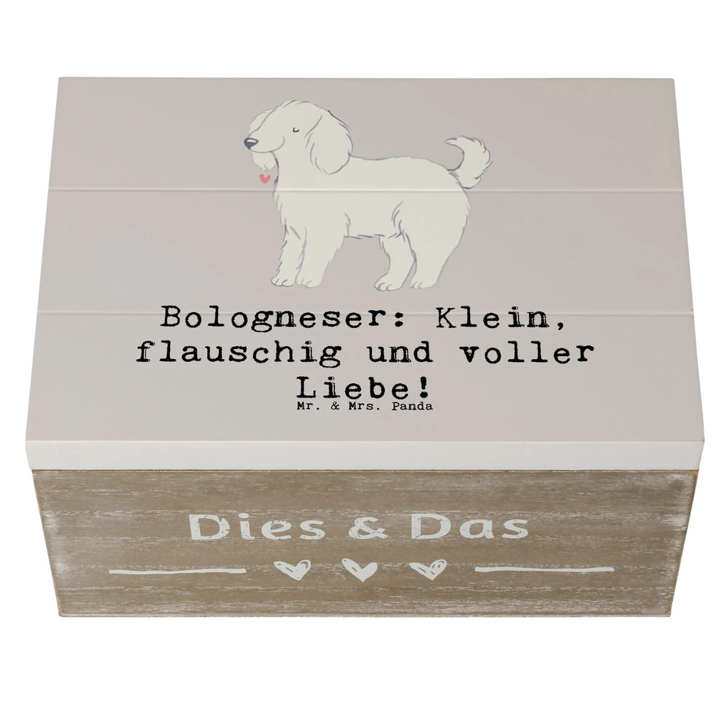 Holzkiste Bologneser Liebe XXL, Aufbewahrungsbox, Erinnerungsbox, Dekokiste, Erinnerungskiste, Geschenkdose, Holzkiste, Schatulle, Truhe, Schatzkiste, Kiste, Geschenkbox, Hund, Hunderasse, Rassehund, Hundebesitzer, Geschenk, Tierfreund, Schenken, Welpe