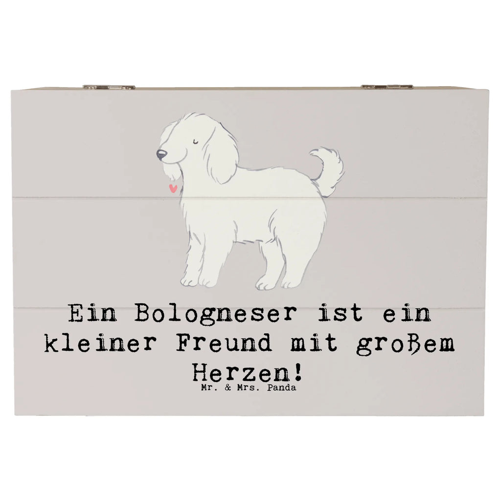 Wooden chest Ein Bologneser ist ein kleiner Freund mit großem Herzen! Schatzkiste, Holzkiste, Geschenkdose, Dekokiste, Kiste, Truhe, Erinnerungsbox, Erinnerungskiste, Geschenkbox, Aufbewahrungsbox, XXL, Schatulle, Hund, Hunderasse, Rassehund, Hundebesitzer, Geschenk, Tierfreund, Schenken, Welpe
