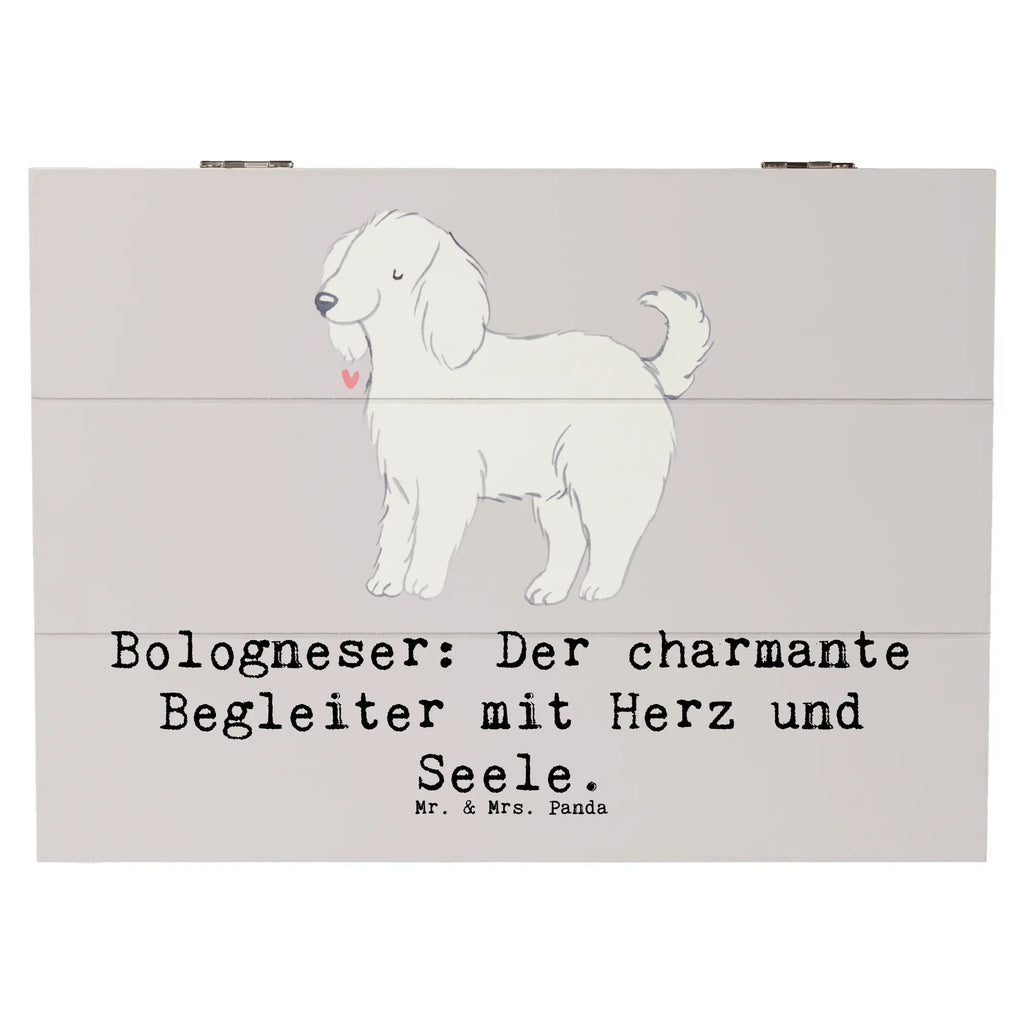 Holzkiste Bologneser Begleiter Aufbewahrungsbox, Truhe, Erinnerungskiste, Geschenkdose, Schatulle, Kiste, Schatzkiste, XXL, Holzkiste, Dekokiste, Erinnerungsbox, Geschenkbox, Hund, Hunderasse, Rassehund, Hundebesitzer, Geschenk, Tierfreund, Schenken, Welpe