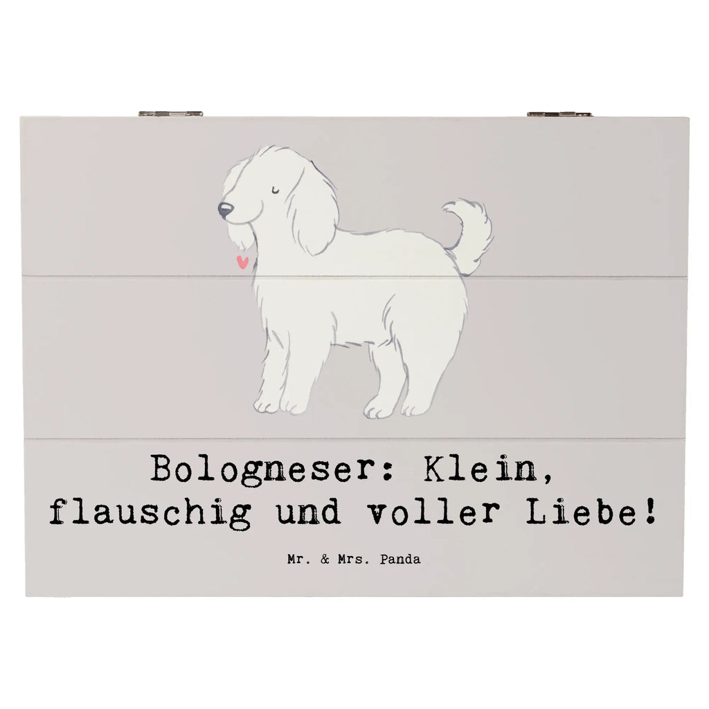 Holzkiste Bologneser Liebe XXL, Aufbewahrungsbox, Erinnerungsbox, Dekokiste, Erinnerungskiste, Geschenkdose, Holzkiste, Schatulle, Truhe, Schatzkiste, Kiste, Geschenkbox, Hund, Hunderasse, Rassehund, Hundebesitzer, Geschenk, Tierfreund, Schenken, Welpe