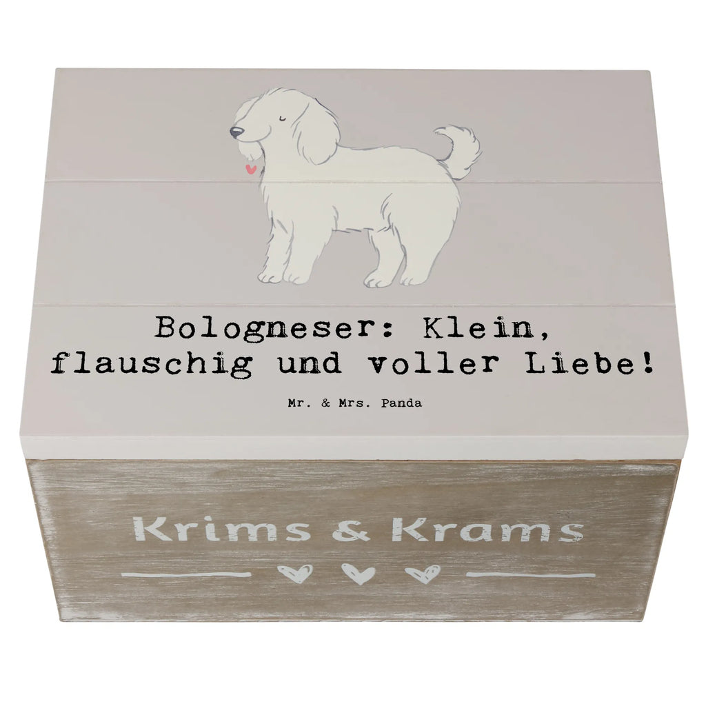 Holzkiste Bologneser Liebe XXL, Aufbewahrungsbox, Erinnerungsbox, Dekokiste, Erinnerungskiste, Geschenkdose, Holzkiste, Schatulle, Truhe, Schatzkiste, Kiste, Geschenkbox, Hund, Hunderasse, Rassehund, Hundebesitzer, Geschenk, Tierfreund, Schenken, Welpe