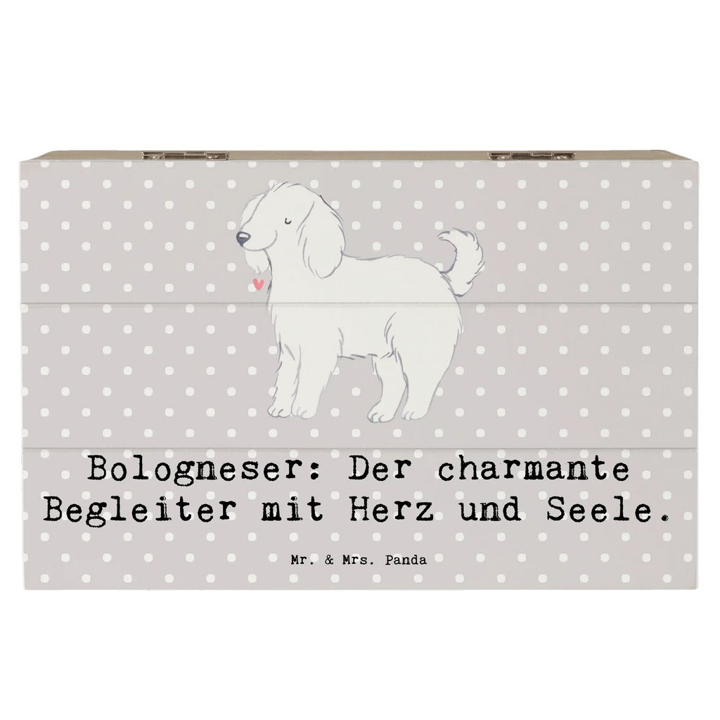 Holzkiste Bologneser Begleiter Aufbewahrungsbox, Truhe, Erinnerungskiste, Geschenkdose, Schatulle, Kiste, Schatzkiste, XXL, Holzkiste, Dekokiste, Erinnerungsbox, Geschenkbox, Hund, Hunderasse, Rassehund, Hundebesitzer, Geschenk, Tierfreund, Schenken, Welpe