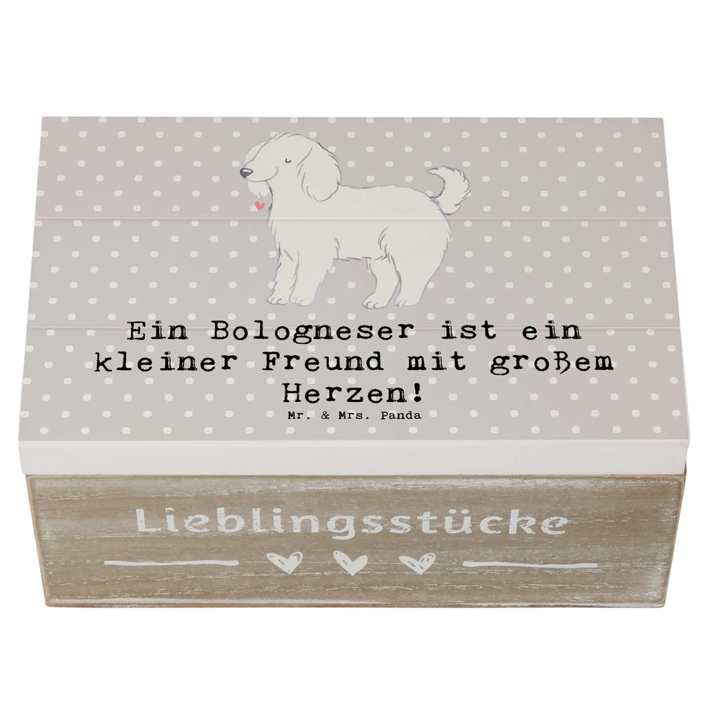 Wooden chest Ein Bologneser ist ein kleiner Freund mit großem Herzen! Schatzkiste, Holzkiste, Geschenkdose, Dekokiste, Kiste, Truhe, Erinnerungsbox, Erinnerungskiste, Geschenkbox, Aufbewahrungsbox, XXL, Schatulle, Hund, Hunderasse, Rassehund, Hundebesitzer, Geschenk, Tierfreund, Schenken, Welpe