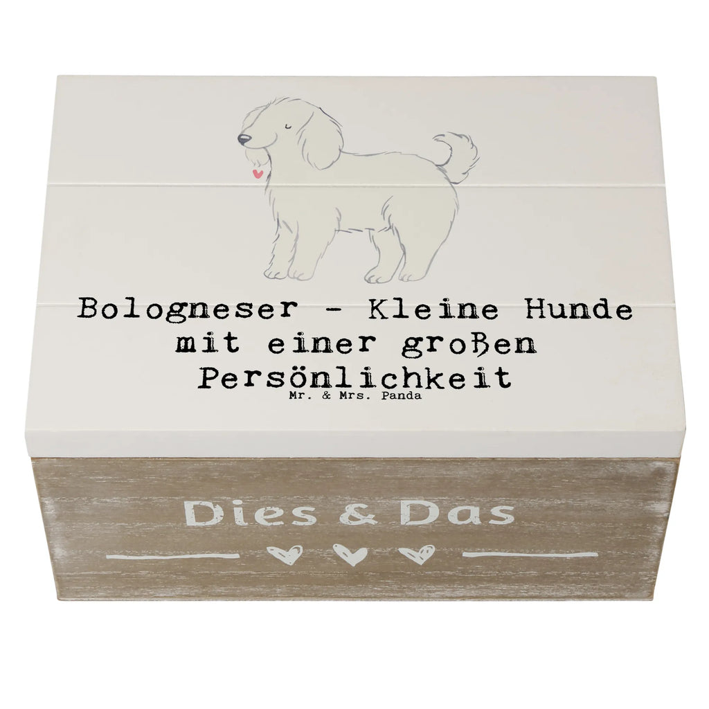 Holzkiste Bologneser Charakterstark Erinnerungskiste, Geschenkbox, Truhe, Dekokiste, Erinnerungsbox, Geschenkdose, Kiste, Holzkiste, Schatzkiste, XXL, Aufbewahrungsbox, Schatulle, Hund, Hunderasse, Rassehund, Hundebesitzer, Geschenk, Tierfreund, Schenken, Welpe