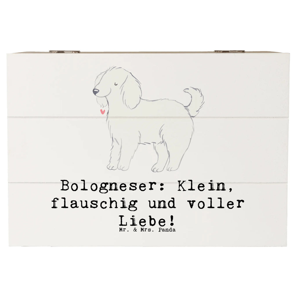 Holzkiste Bologneser Liebe XXL, Aufbewahrungsbox, Erinnerungsbox, Dekokiste, Erinnerungskiste, Geschenkdose, Holzkiste, Schatulle, Truhe, Schatzkiste, Kiste, Geschenkbox, Hund, Hunderasse, Rassehund, Hundebesitzer, Geschenk, Tierfreund, Schenken, Welpe