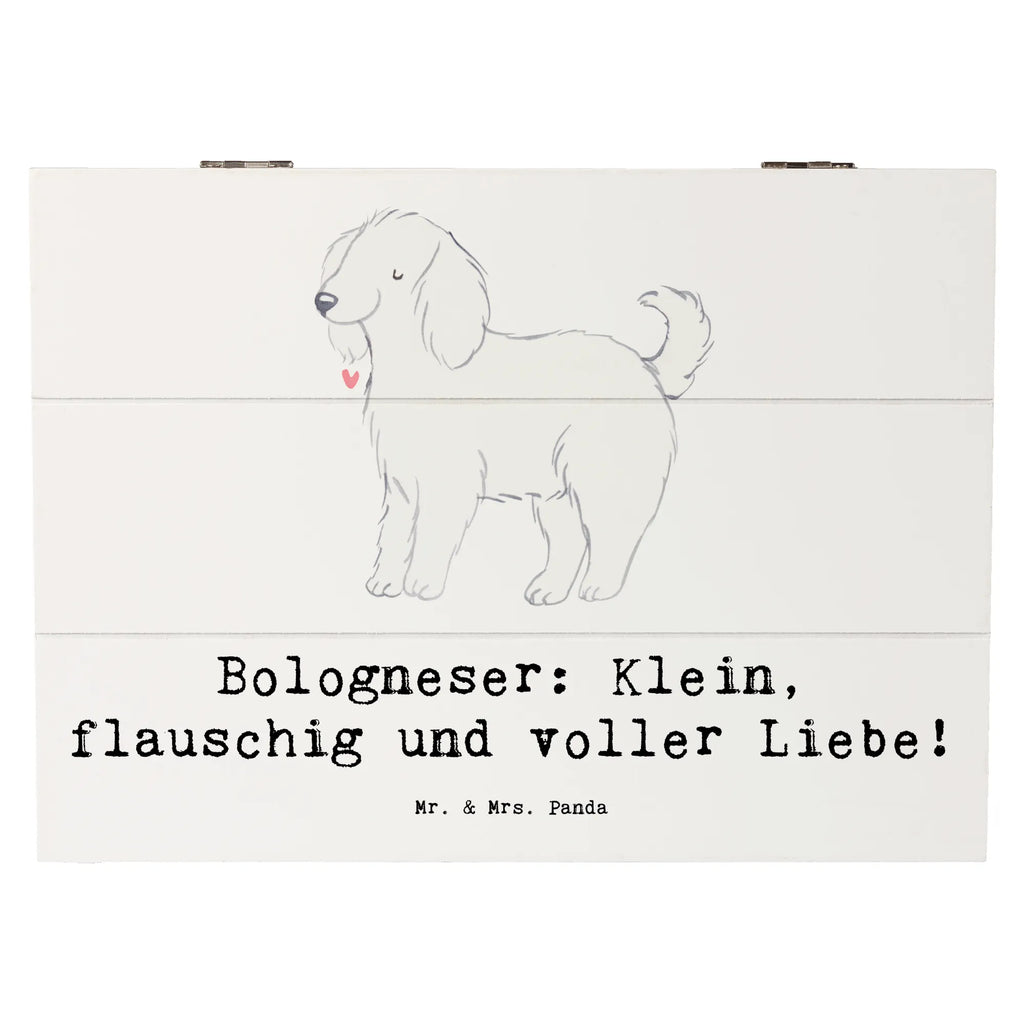Holzkiste Bologneser Liebe XXL, Aufbewahrungsbox, Erinnerungsbox, Dekokiste, Erinnerungskiste, Geschenkdose, Holzkiste, Schatulle, Truhe, Schatzkiste, Kiste, Geschenkbox, Hund, Hunderasse, Rassehund, Hundebesitzer, Geschenk, Tierfreund, Schenken, Welpe