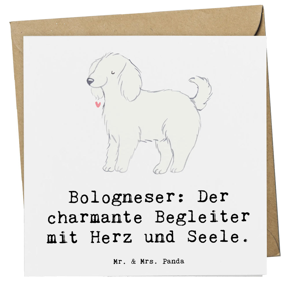 Deluxe Karte Bologneser Begleiter Karte, Hochzeitskarte, Einladungskarte, Hochwertige Grußkarte, Grußkarte, Glückwunschkarte, Geburtstagskarte, Klappkarte, Hochwertige Klappkarte, Hund, Hunderasse, Rassehund, Hundebesitzer, Geschenk, Tierfreund, Schenken, Welpe