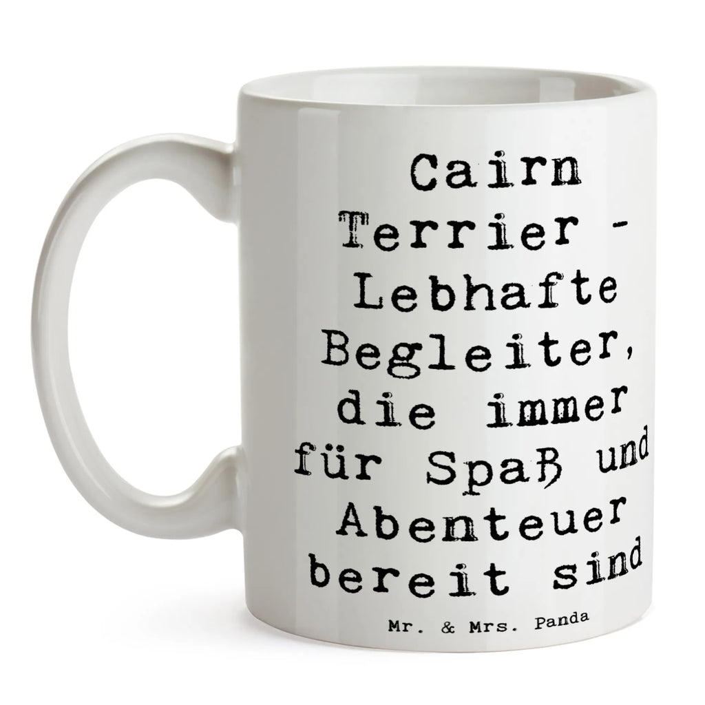 Tasse Spruch Cairn Terrier Begleiter Keramiktasse, Kaffeetasse, Porzellantasse, Bürotasse, Tasse mit Motiven, Geschenktasse, Tasse, Tasse mit Zitaten, Teetasse, Hund, Hunderasse, Rassehund, Hundebesitzer, Geschenk, Tierfreund, Schenken, Welpe