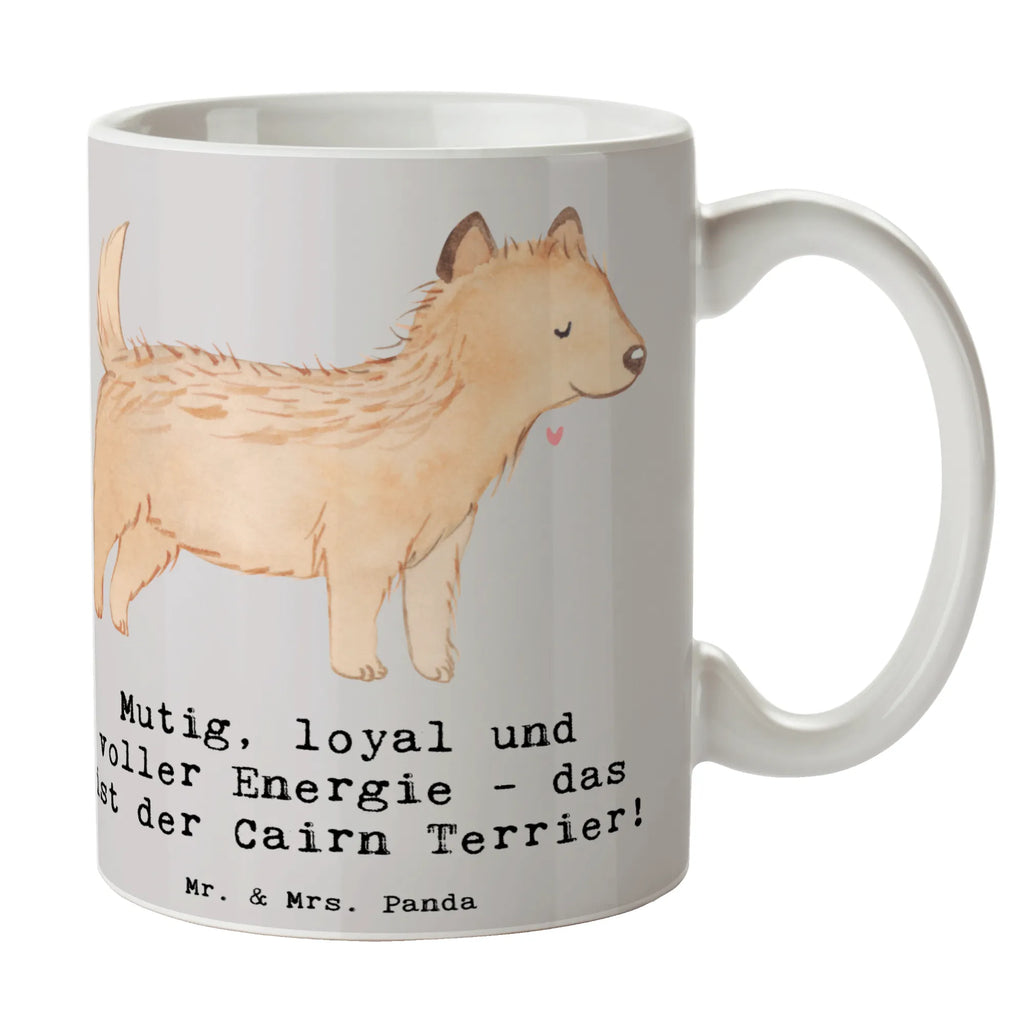 Tasse Mutiger Cairn Terrier Bürotasse, Kaffeetasse, Tasse, Porzellantasse, Geschenktasse, Tasse mit Zitaten, Tasse mit Motiven, Teetasse, Keramiktasse, Hund, Hunderasse, Rassehund, Hundebesitzer, Geschenk, Tierfreund, Schenken, Welpe