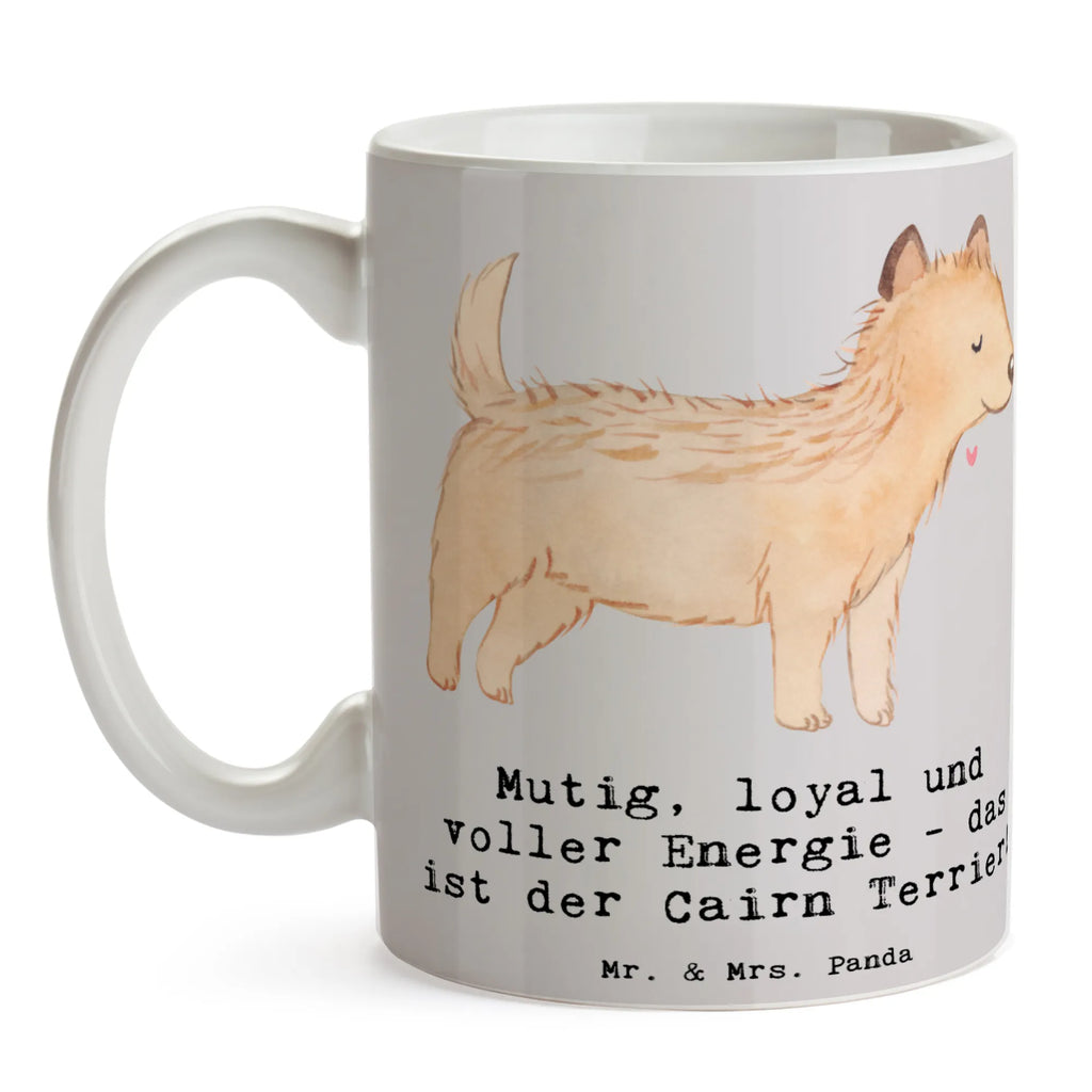 Tasse Mutiger Cairn Terrier Bürotasse, Kaffeetasse, Tasse, Porzellantasse, Geschenktasse, Tasse mit Zitaten, Tasse mit Motiven, Teetasse, Keramiktasse, Hund, Hunderasse, Rassehund, Hundebesitzer, Geschenk, Tierfreund, Schenken, Welpe