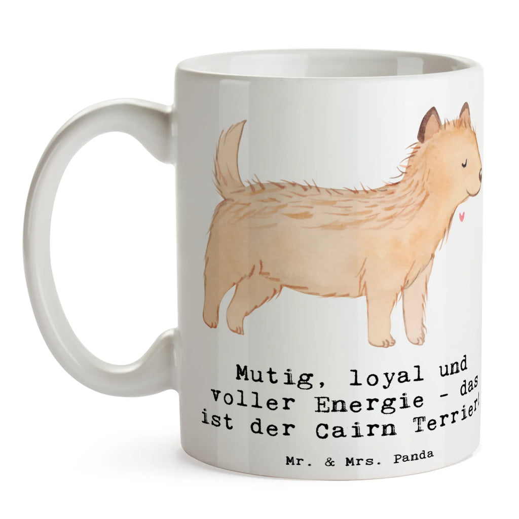 Tasse Mutiger Cairn Terrier Bürotasse, Kaffeetasse, Tasse, Porzellantasse, Geschenktasse, Tasse mit Zitaten, Tasse mit Motiven, Teetasse, Keramiktasse, Hund, Hunderasse, Rassehund, Hundebesitzer, Geschenk, Tierfreund, Schenken, Welpe
