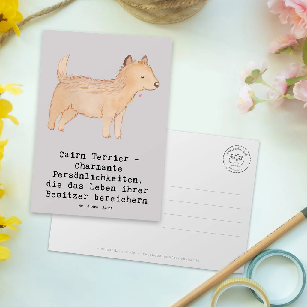 Postkarte Cairn Terrier Geschenkkarte, Karte, Grußkarte, Geburtstagskarte, Ansichtskarten, Postkarte, Dankeskarte, Einladung Geburtstag, Einladung, Ansichtskarte, Einladungskarten Geburtstag, Einladungskarte, Hund, Hunderasse, Rassehund, Hundebesitzer, Geschenk, Tierfreund, Schenken, Welpe