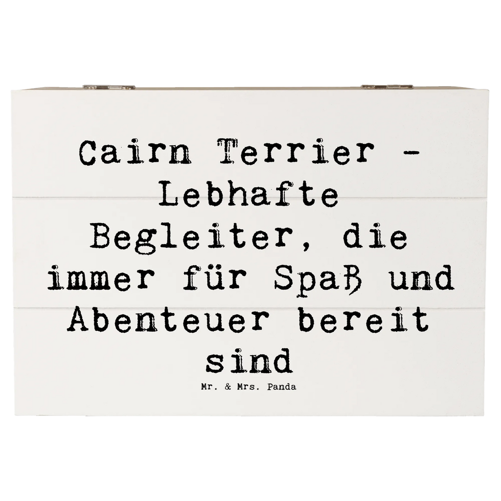 Holzkiste Spruch Cairn Terrier Begleiter Geschenkdose, Aufbewahrungsbox, Geschenkbox, Schatulle, Kiste, Erinnerungsbox, XXL, Dekokiste, Holzkiste, Schatzkiste, Truhe, Erinnerungskiste, Hund, Hunderasse, Rassehund, Hundebesitzer, Geschenk, Tierfreund, Schenken, Welpe