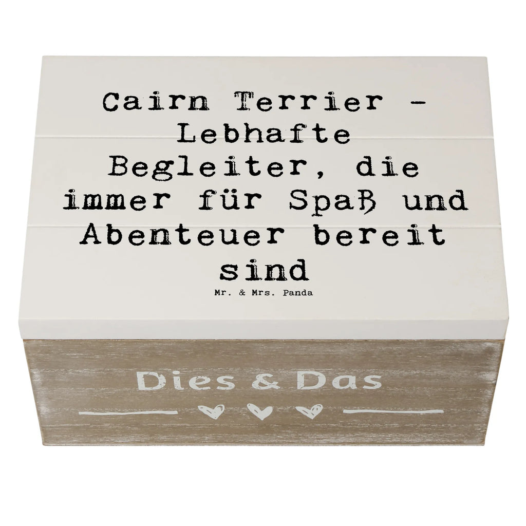 Holzkiste Spruch Cairn Terrier Begleiter Geschenkdose, Aufbewahrungsbox, Geschenkbox, Schatulle, Kiste, Erinnerungsbox, XXL, Dekokiste, Holzkiste, Schatzkiste, Truhe, Erinnerungskiste, Hund, Hunderasse, Rassehund, Hundebesitzer, Geschenk, Tierfreund, Schenken, Welpe