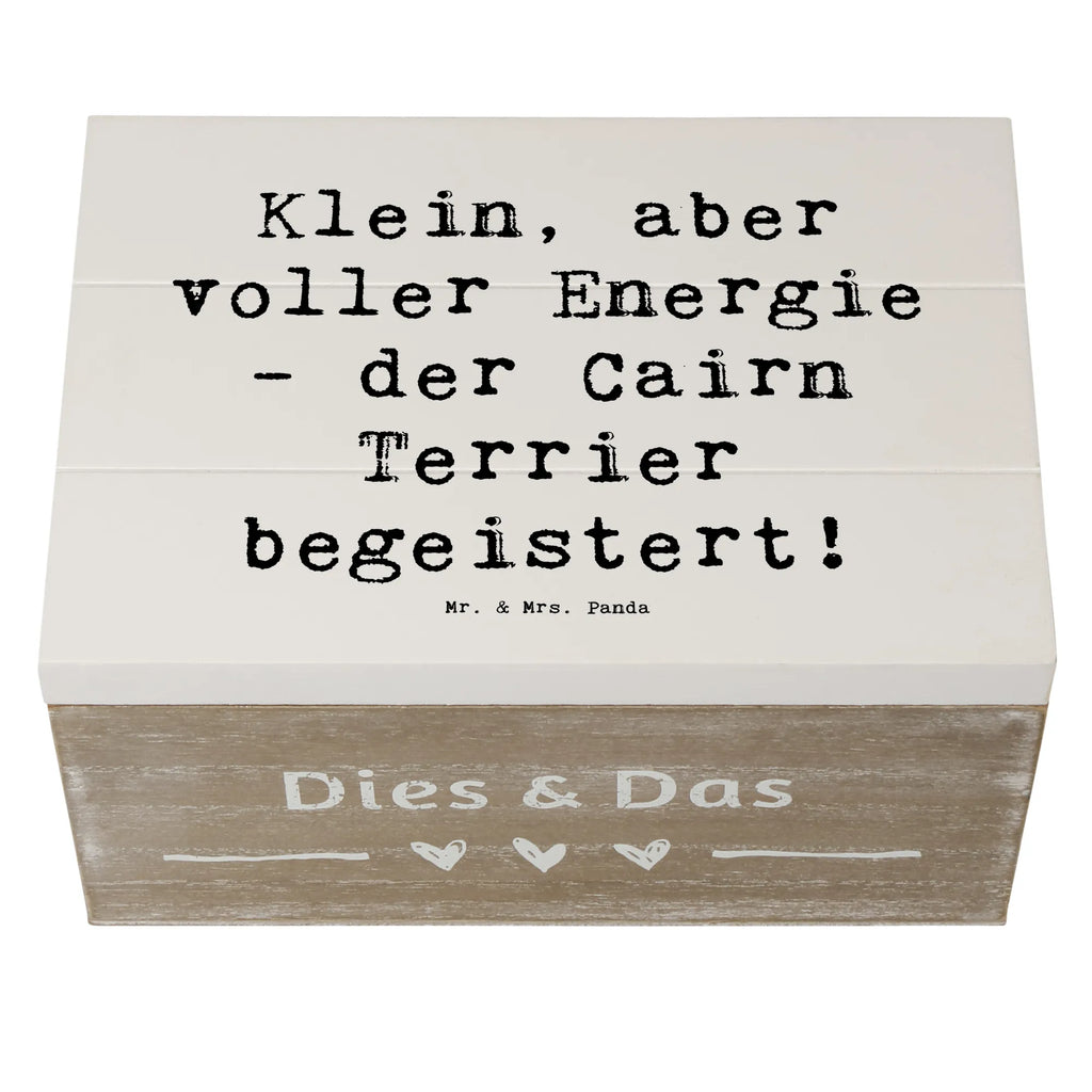 Wooden chest Saying Klein, aber voller Energie - der Cairn Terrier begeistert! XXL, Geschenkbox, Geschenkdose, Schatzkiste, Kiste, Dekokiste, Truhe, Holzkiste, Schatulle, Erinnerungsbox, Aufbewahrungsbox, Erinnerungskiste, Hund, Hunderasse, Rassehund, Hundebesitzer, Geschenk, Tierfreund, Schenken, Welpe