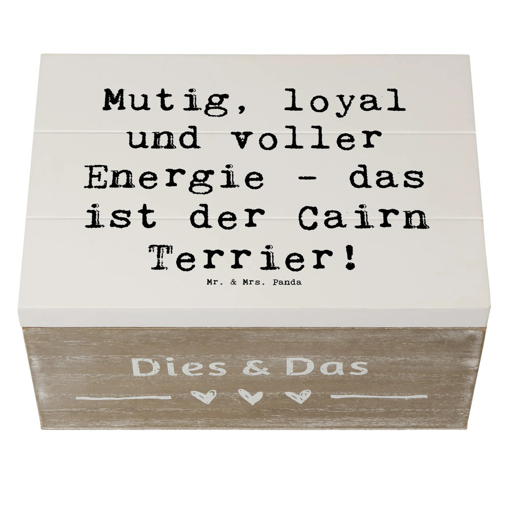 Holzkiste Spruch Mutiger Cairn Terrier Dekokiste, Holzkiste, XXL, Erinnerungskiste, Schatulle, Geschenkbox, Geschenkdose, Aufbewahrungsbox, Erinnerungsbox, Truhe, Kiste, Schatzkiste, Hund, Hunderasse, Rassehund, Hundebesitzer, Geschenk, Tierfreund, Schenken, Welpe
