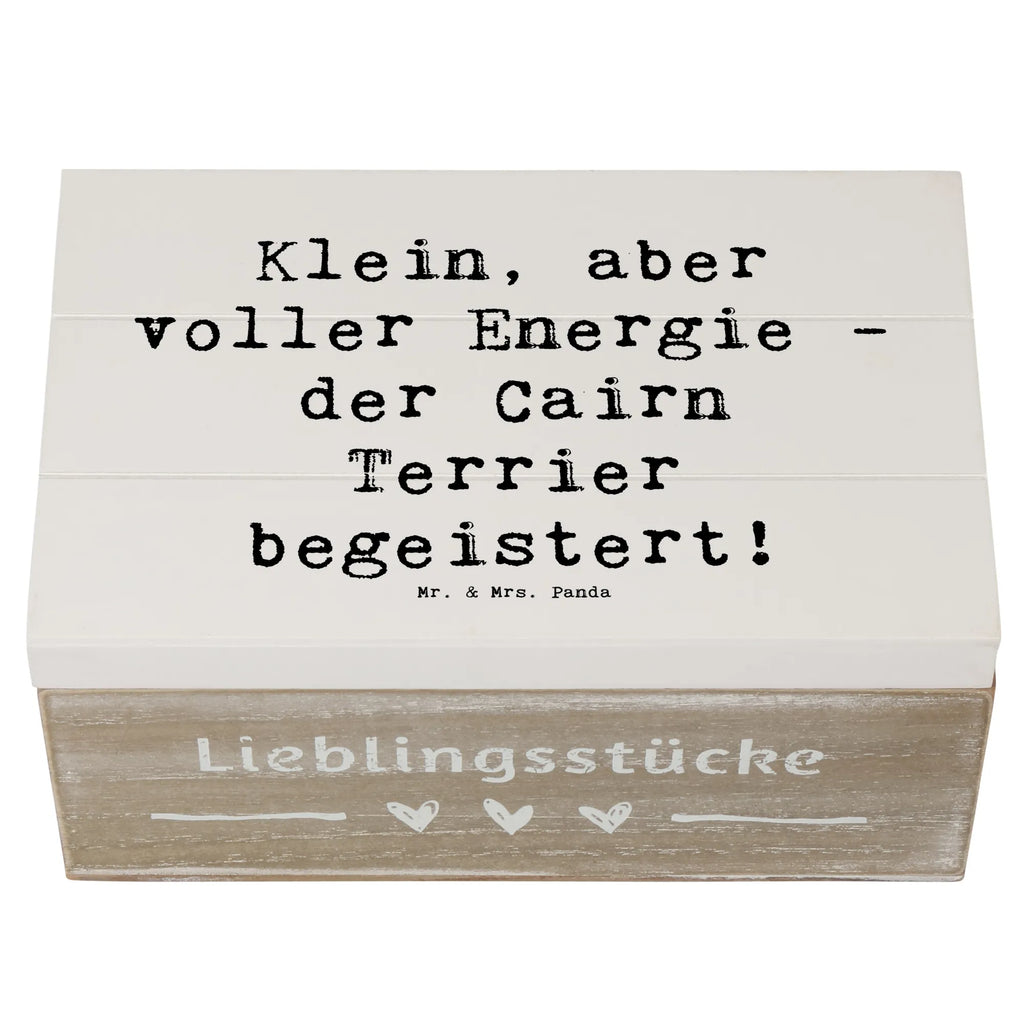Wooden chest Saying Klein, aber voller Energie - der Cairn Terrier begeistert! XXL, Geschenkbox, Geschenkdose, Schatzkiste, Kiste, Dekokiste, Truhe, Holzkiste, Schatulle, Erinnerungsbox, Aufbewahrungsbox, Erinnerungskiste, Hund, Hunderasse, Rassehund, Hundebesitzer, Geschenk, Tierfreund, Schenken, Welpe