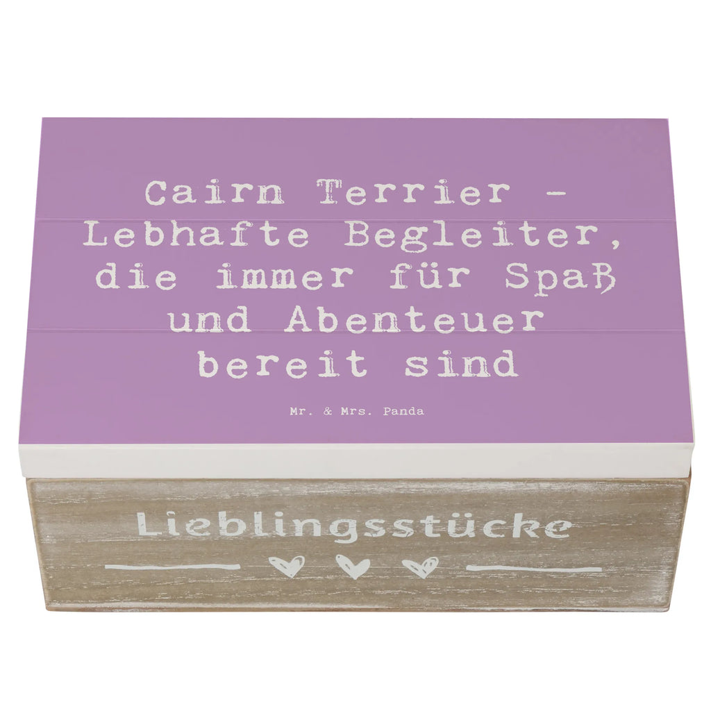 Holzkiste Spruch Cairn Terrier Begleiter Geschenkdose, Aufbewahrungsbox, Geschenkbox, Schatulle, Kiste, Erinnerungsbox, XXL, Dekokiste, Holzkiste, Schatzkiste, Truhe, Erinnerungskiste, Hund, Hunderasse, Rassehund, Hundebesitzer, Geschenk, Tierfreund, Schenken, Welpe