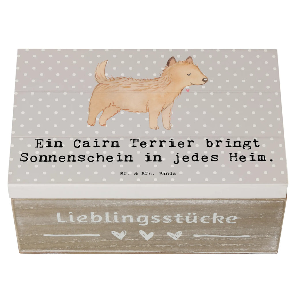 Wooden chest Ein Cairn Terrier bringt Sonnenschein in jedes Heim. Kiste, XXL, Erinnerungskiste, Schatzkiste, Aufbewahrungsbox, Holzkiste, Schatulle, Geschenkdose, Truhe, Geschenkbox, Erinnerungsbox, Dekokiste, Hund, Hunderasse, Rassehund, Hundebesitzer, Geschenk, Tierfreund, Schenken, Welpe