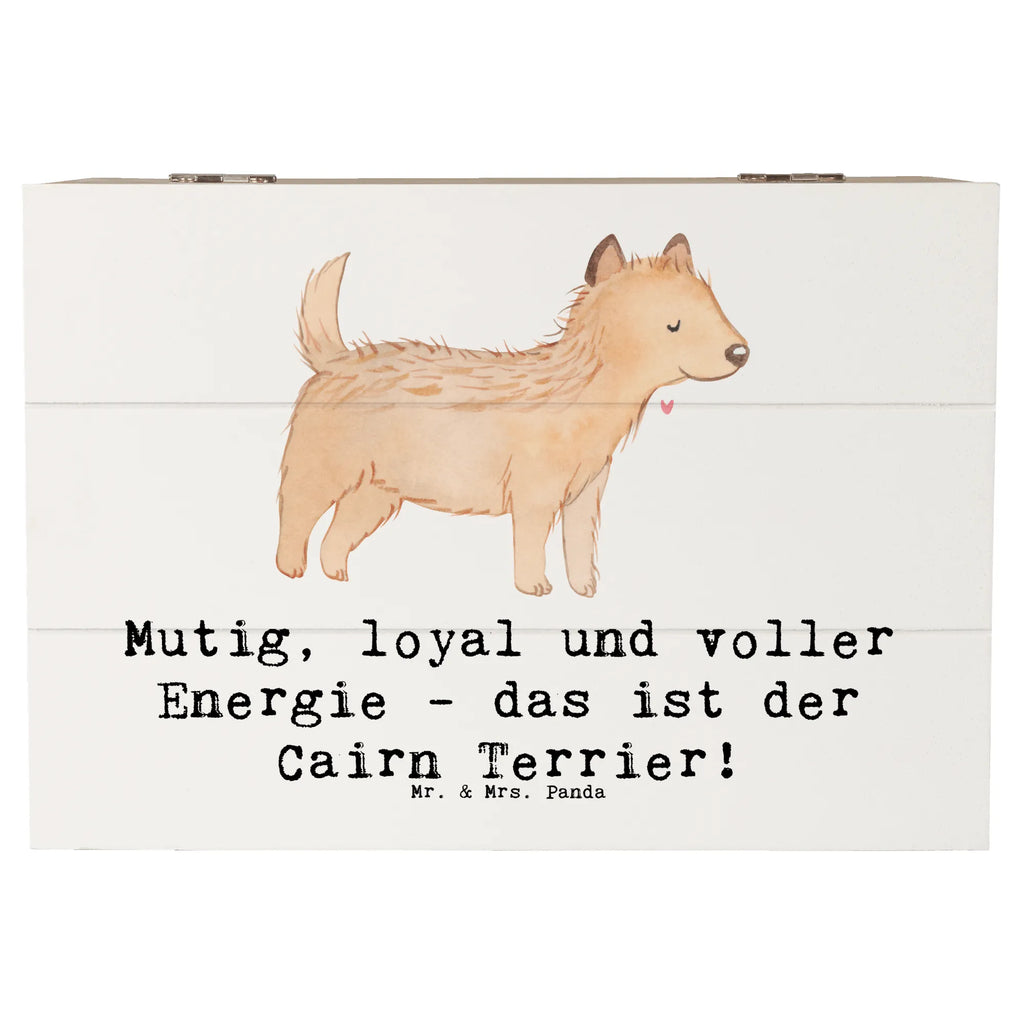 Wooden chest Mutig, loyal und voller Energie - das ist der Cairn Terrier! Aufbewahrungsbox, Erinnerungsbox, Kiste, Truhe, Schatulle, XXL, Geschenkdose, Geschenkbox, Erinnerungskiste, Holzkiste, Schatzkiste, Dekokiste, Hund, Hunderasse, Rassehund, Hundebesitzer, Geschenk, Tierfreund, Schenken, Welpe