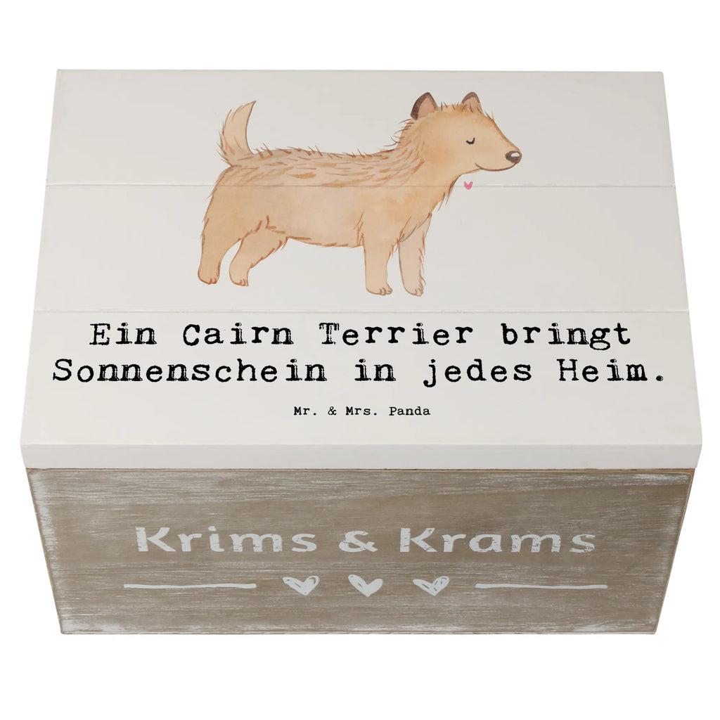 Wooden chest Ein Cairn Terrier bringt Sonnenschein in jedes Heim. Kiste, XXL, Erinnerungskiste, Schatzkiste, Aufbewahrungsbox, Holzkiste, Schatulle, Geschenkdose, Truhe, Geschenkbox, Erinnerungsbox, Dekokiste, Hund, Hunderasse, Rassehund, Hundebesitzer, Geschenk, Tierfreund, Schenken, Welpe