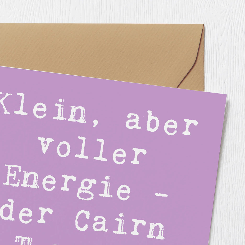 Deluxe Karte Spruch Cairn Terrier Hochzeitskarte, Hochwertige Klappkarte, Grußkarte, Glückwunschkarte, Einladungskarte, Karte, Klappkarte, Geburtstagskarte, Hochwertige Grußkarte, Hund, Hunderasse, Rassehund, Hundebesitzer, Geschenk, Tierfreund, Schenken, Welpe