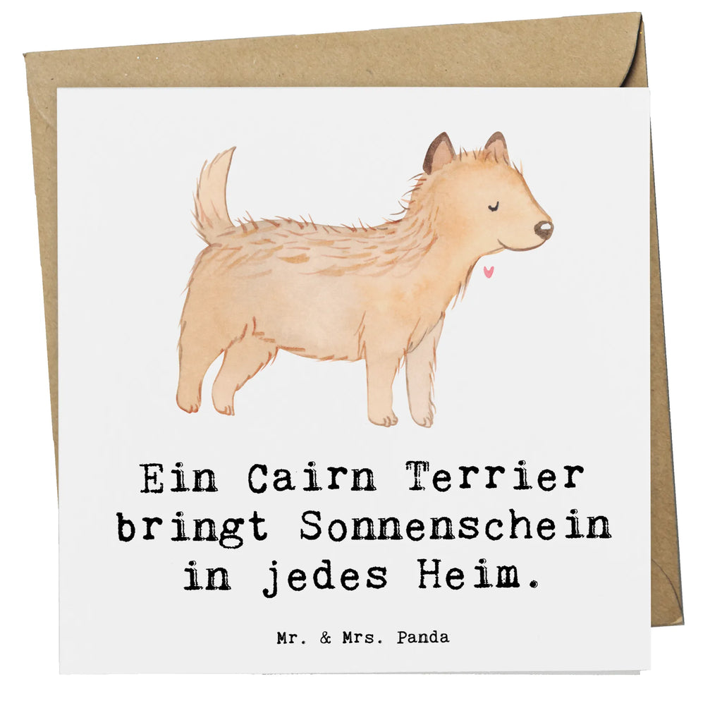 Deluxe Karte Cairn Terrier Glück Karte, Hochwertige Grußkarte, Einladungskarte, Hochwertige Klappkarte, Geburtstagskarte, Glückwunschkarte, Hochzeitskarte, Klappkarte, Grußkarte, Hund, Hunderasse, Rassehund, Hundebesitzer, Geschenk, Tierfreund, Schenken, Welpe