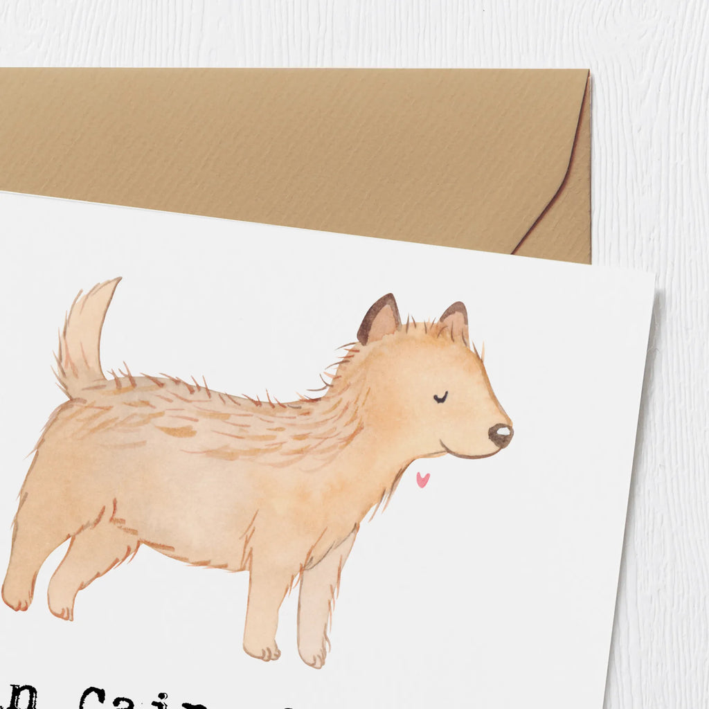 Deluxe Karte Cairn Terrier Glück Karte, Hochwertige Grußkarte, Einladungskarte, Hochwertige Klappkarte, Geburtstagskarte, Glückwunschkarte, Hochzeitskarte, Klappkarte, Grußkarte, Hund, Hunderasse, Rassehund, Hundebesitzer, Geschenk, Tierfreund, Schenken, Welpe