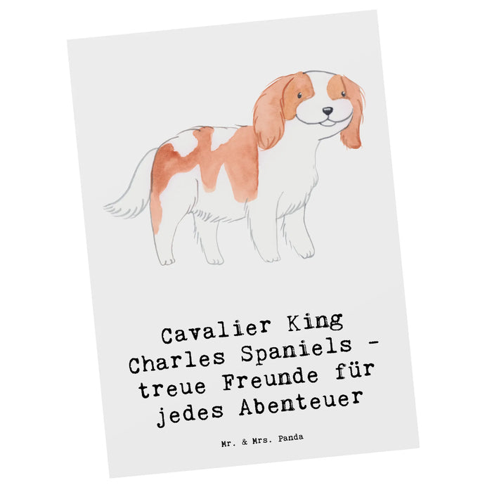 Postkarte Cavalier King Charles Spaniel Freunde