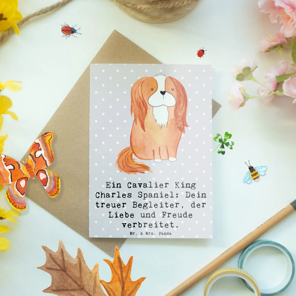 Greetings card Ein Cavalier King Charles Spaniel: Dein treuer Begleiter, der Liebe und Freude verbreitet. Klappkarte, Einladungskarte, Karte, Ansichtskarten, Grußkarte, Glückwunschkarte, Geburtstagskarte, Hochzeitskarte, Hund, Hunderasse, Rassehund, Hundebesitzer, Geschenk, Tierfreund, Schenken, Welpe