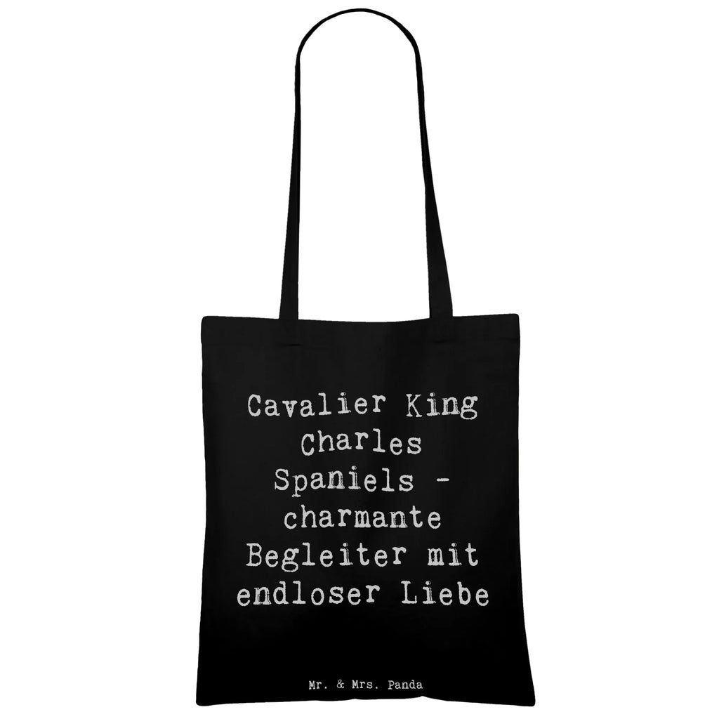 Tote bag Saying Cavalier King Charles Spaniels - charmante Begleiter mit endloser Liebe Stoffbeutel, Schultertasche, Stofftasche, Jutebeutel, Laptoptasche, Badetasche, Umhängetasche, Einkaufstüte, Tasche, Beutel, Beuteltasche, Tragetasche, Einkaufstasche, Strandtasche, Shopper, Jutetasche, Hund, Hunderasse, Rassehund, Hundebesitzer, Geschenk, Tierfreund, Schenken, Welpe