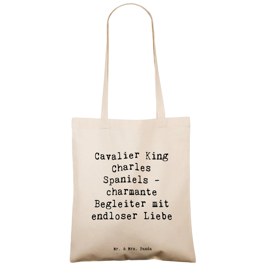 Tote bag Saying Cavalier King Charles Spaniels - charmante Begleiter mit endloser Liebe Stoffbeutel, Schultertasche, Stofftasche, Jutebeutel, Laptoptasche, Badetasche, Umhängetasche, Einkaufstüte, Tasche, Beutel, Beuteltasche, Tragetasche, Einkaufstasche, Strandtasche, Shopper, Jutetasche, Hund, Hunderasse, Rassehund, Hundebesitzer, Geschenk, Tierfreund, Schenken, Welpe
