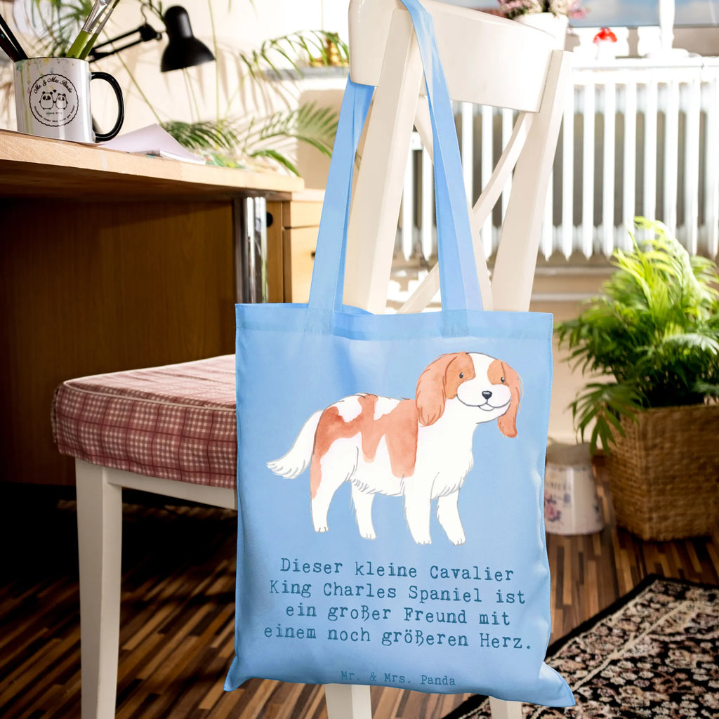 Tragetasche Cavalier King Charles Spaniel Umhängetasche, Einkaufstasche, Schultertasche, Badetasche, Beutel, Stoffbeutel, Beuteltasche, Stofftasche, Tasche, Jutetasche, Einkaufstüte, Strandtasche, Shopper, Tragetasche, Jutebeutel, Laptoptasche, Hund, Hunderasse, Rassehund, Hundebesitzer, Geschenk, Tierfreund, Schenken, Welpe