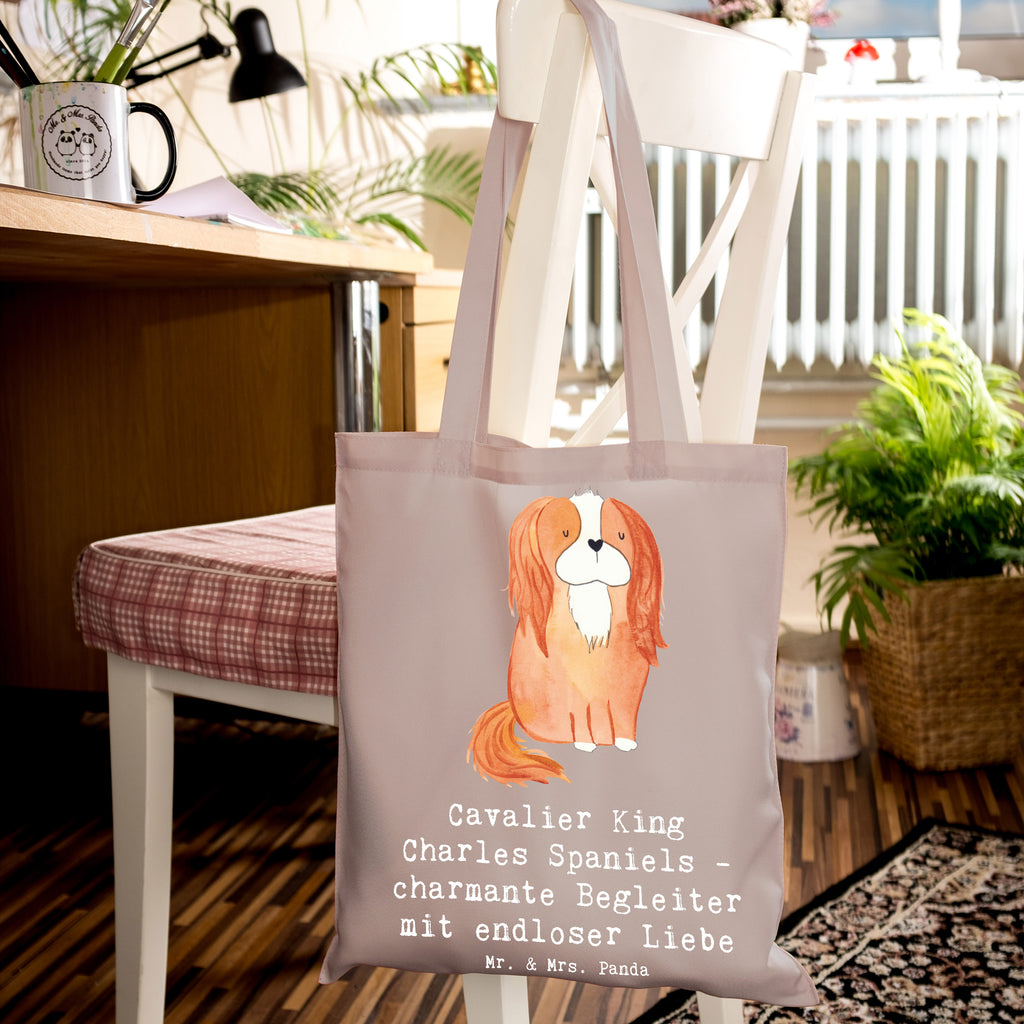 Tragetasche Cavalier King Charles Spaniel Begleiter Strandtasche, Stoffbeutel, Badetasche, Stofftasche, Jutebeutel, Umhängetasche, Einkaufstasche, Beutel, Jutetasche, Tragetasche, Shopper, Laptoptasche, Beuteltasche, Tasche, Schultertasche, Einkaufstüte, Hund, Hunderasse, Rassehund, Hundebesitzer, Geschenk, Tierfreund, Schenken, Welpe