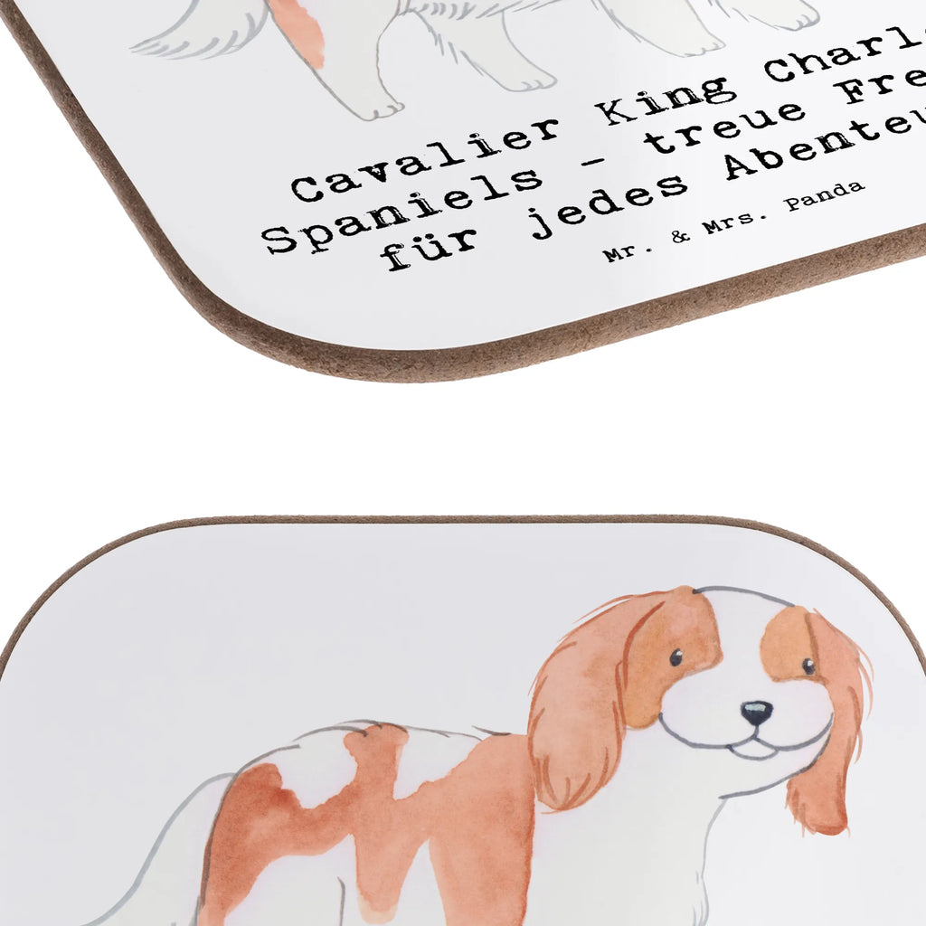 Square coaster Cavalier King Charles Spaniels - treue Freunde für jedes Abenteuer Untersetzer für Gläser, Untersetzer, Getränkeuntersetzer, Untersetzer Design, Korkuntersetzer, Untersetzer Holz, Holzuntersetzer, Tassen Untersetzer, Untersetzer aus Holz, Bierdeckel, Glasuntersetzer, Untersetzer Gläser, Hund, Hunderasse, Rassehund, Hundebesitzer, Geschenk, Tierfreund, Schenken, Welpe